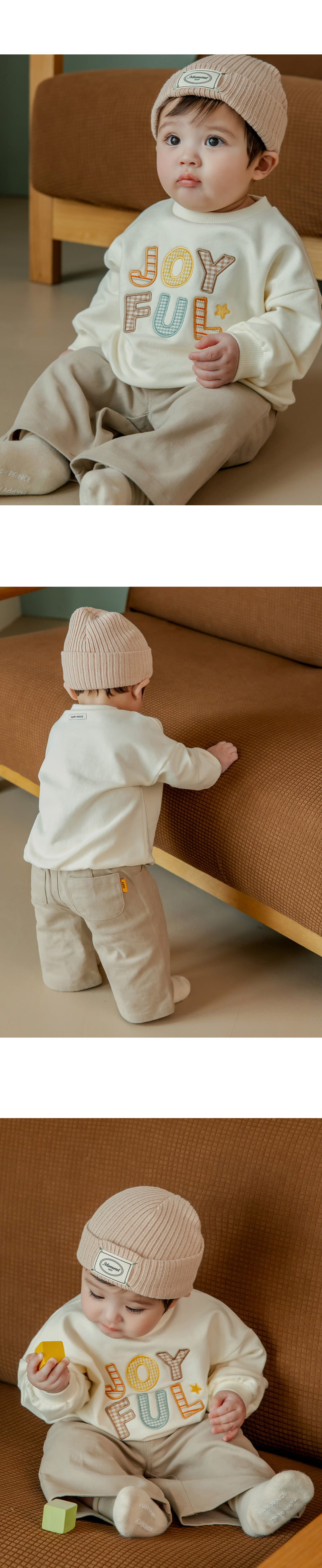 Kids Clara - Korean Baby Fashion - #babyootd - Milk Wide Pants - 4
