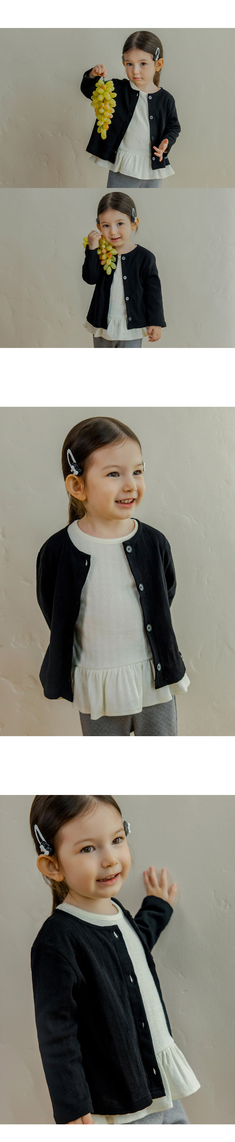 Kids Clara - Korean Baby Fashion - #babyoutfit - Eloa Frill Tee - 3