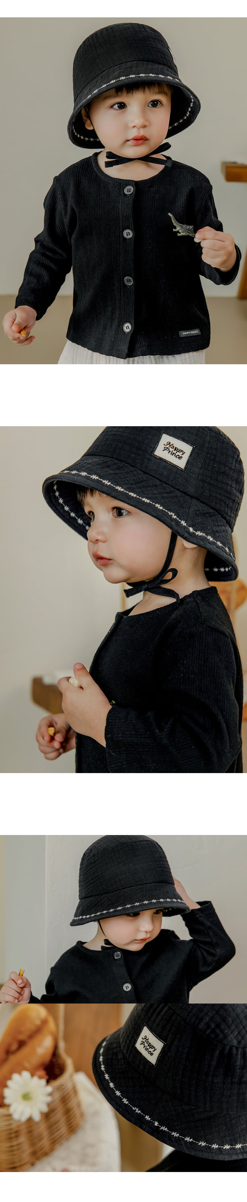 Kids Clara - Korean Baby Fashion - #babyoutfit - Shade Baby Bucket Hat - 2
