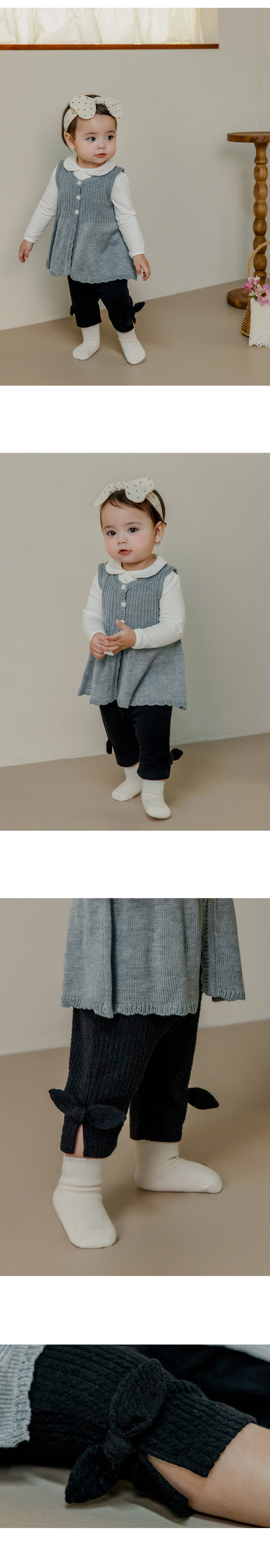 Kids Clara - Korean Baby Fashion - #babyoutfit - Lapin Capri Pants - 2