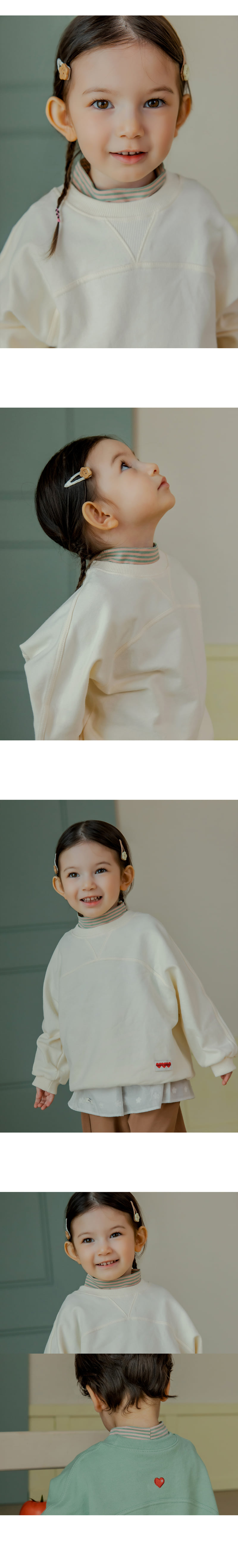 Kids Clara - Korean Baby Fashion - #babyoutfit - Nuzzle Mock Neck Tee - 4