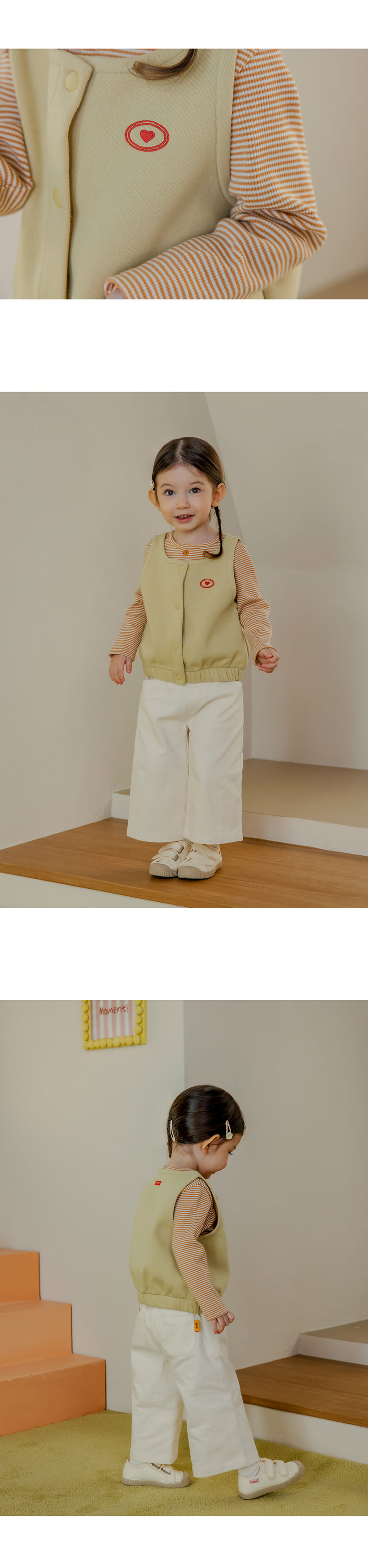 Kids Clara - Korean Baby Fashion - #babywear - Pomelo Vest - 3