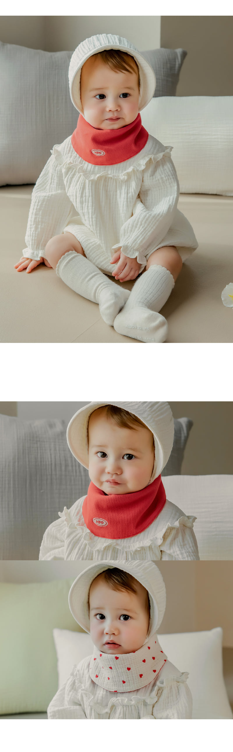 Kids Clara - Korean Baby Fashion - #babywear - Ino Reversible Baby Banana Bib (set of 5) - 2