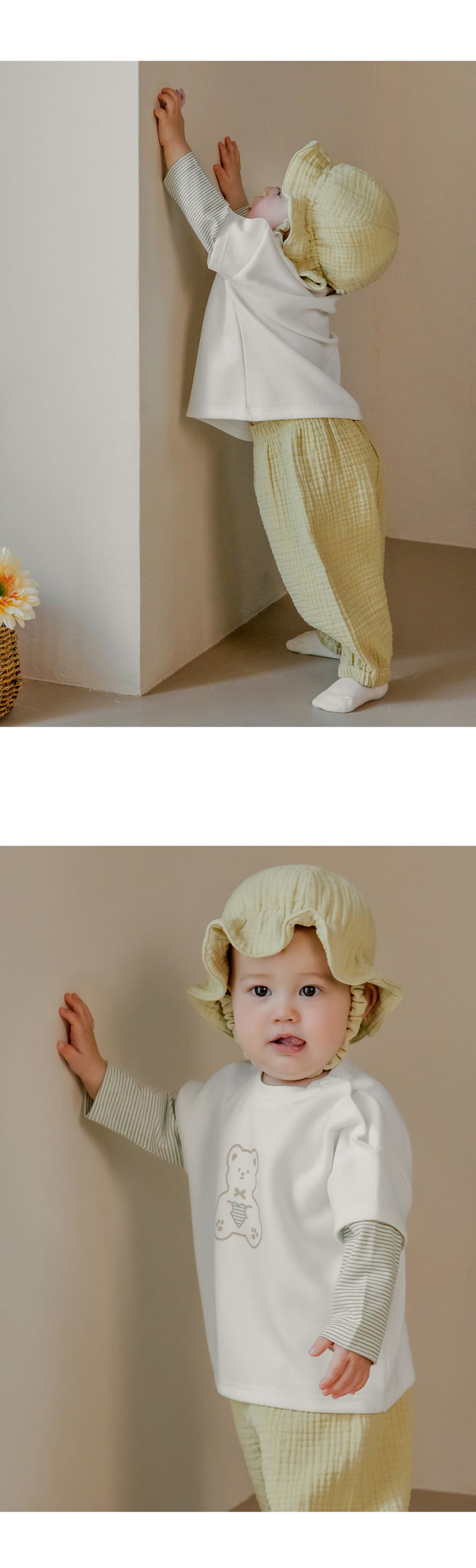 Kids Clara - Korean Baby Fashion - #babywear - Popo Bear Baby Tee - 4