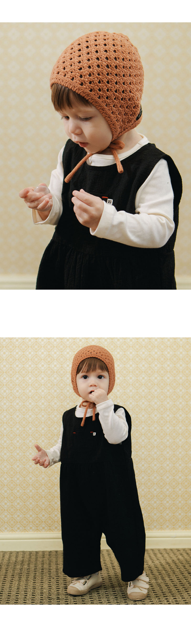 Kids Clara - Korean Baby Fashion - #onlinebabyboutique - Fleur Knit Baby Bonnet - 5