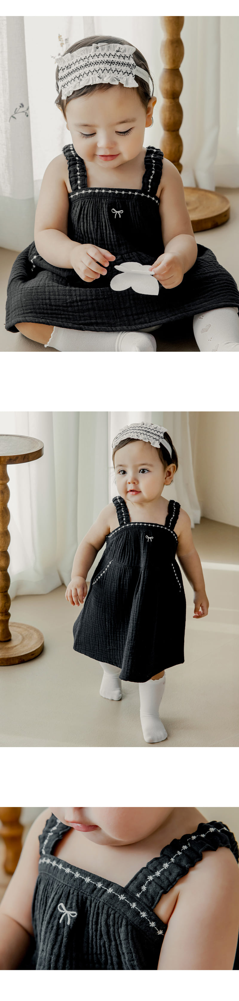 Kids Clara - Korean Baby Fashion - #onlinebabyboutique - Shade Baby One-piece - 2