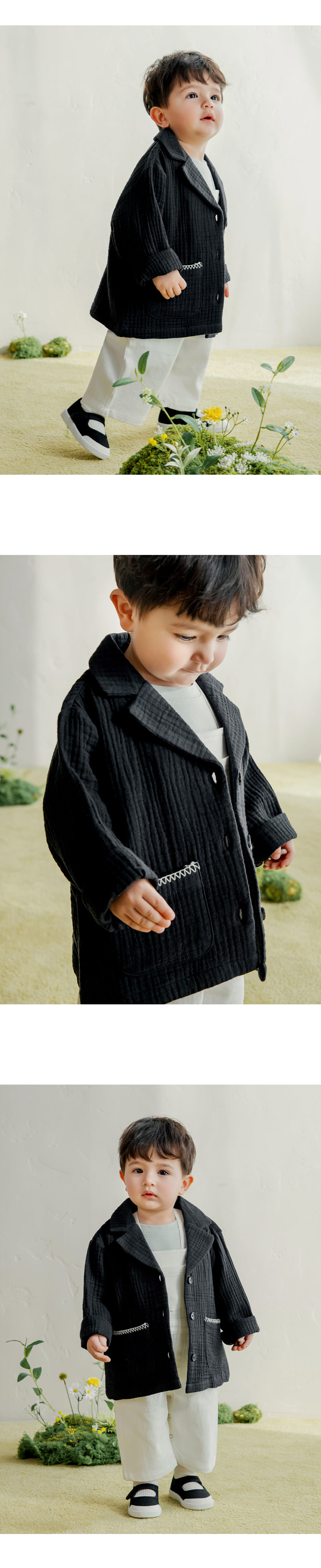 Kids Clara - Korean Baby Fashion - #onlinebabyboutique - Shade Baby Jacket - 2