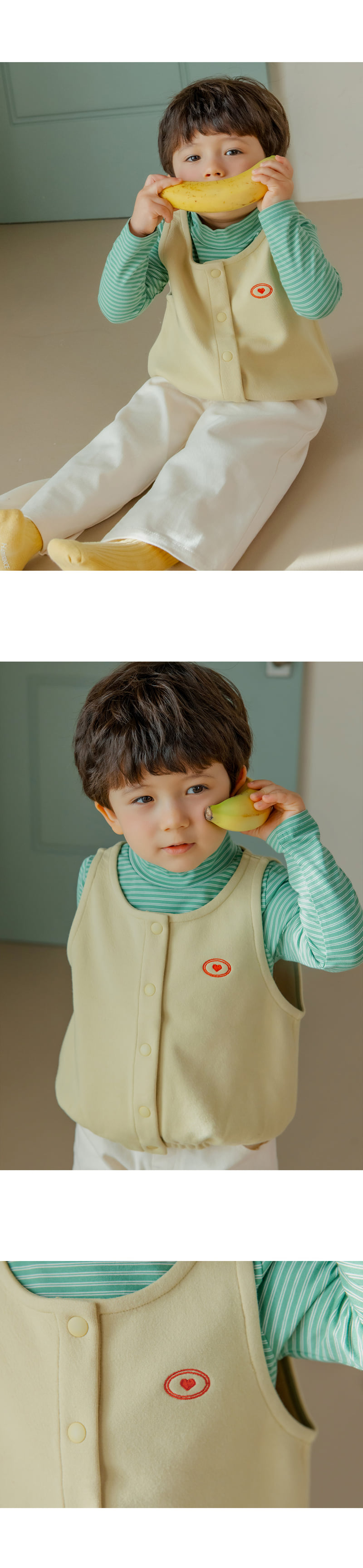 Kids Clara - Korean Baby Fashion - #onlinebabyshop - Pomelo Vest - 5