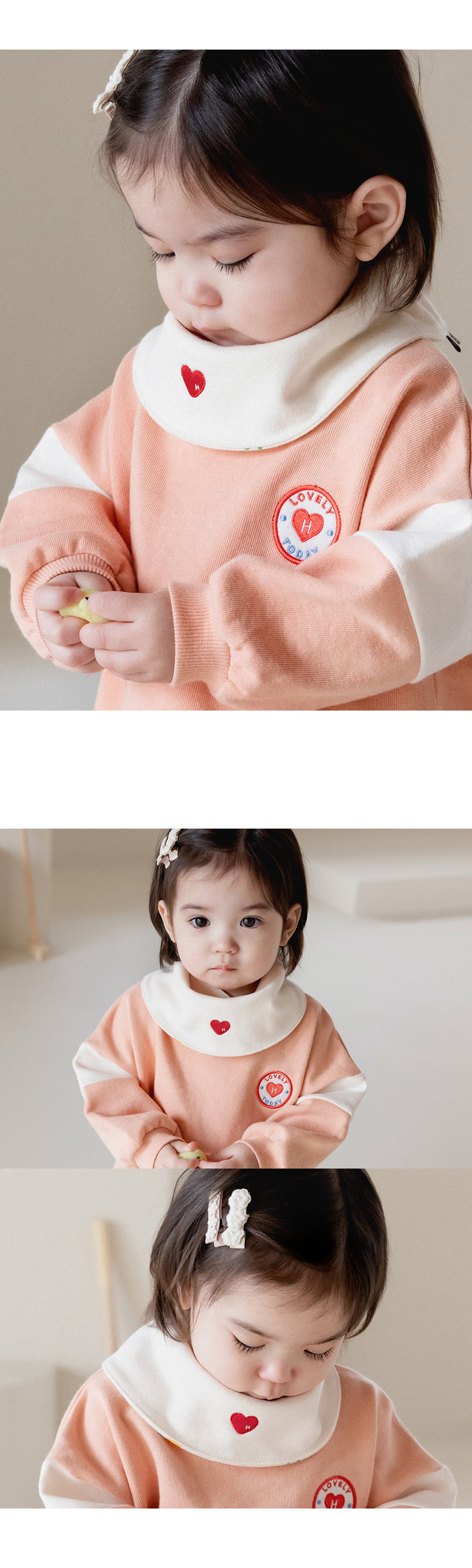 Kids Clara - Korean Baby Fashion - #onlinebabyshop - Jelly Bean Reversible Baby Banana Bib (set of 5) - 2
