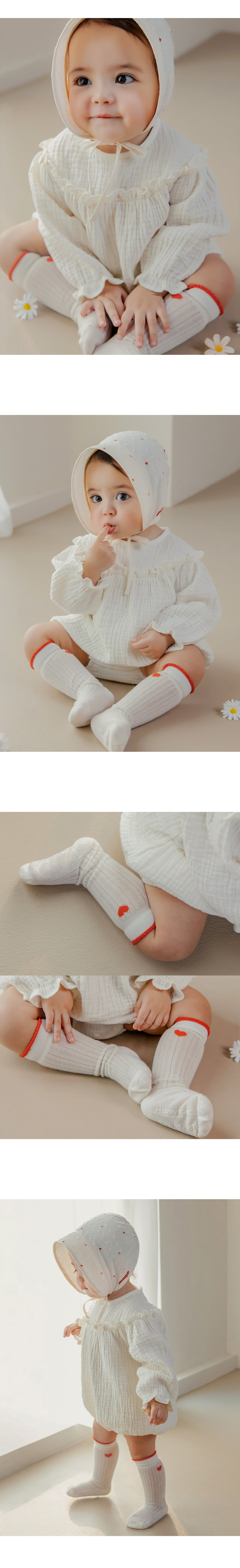 Kids Clara - Korean Baby Fashion - #onlinebabyshop - Mii Baby Knee Socks (set of 5) - 2