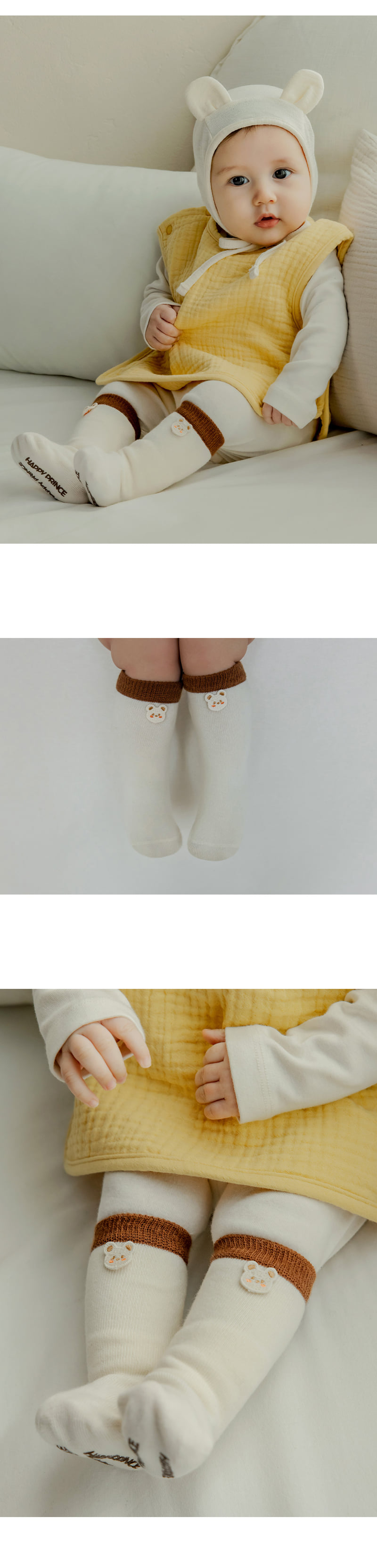 Kids Clara - Korean Baby Fashion - #onlinebabyshop - Tilly Baby Knee Socks (set of 5) - 2