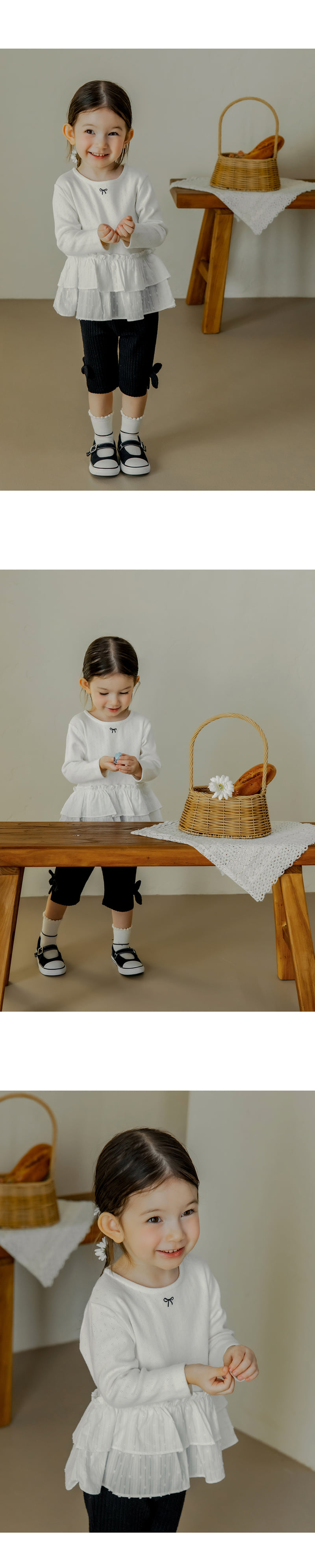 Kids Clara - Korean Baby Fashion - #onlinebabyboutique - Verbena Frill Tee - 4