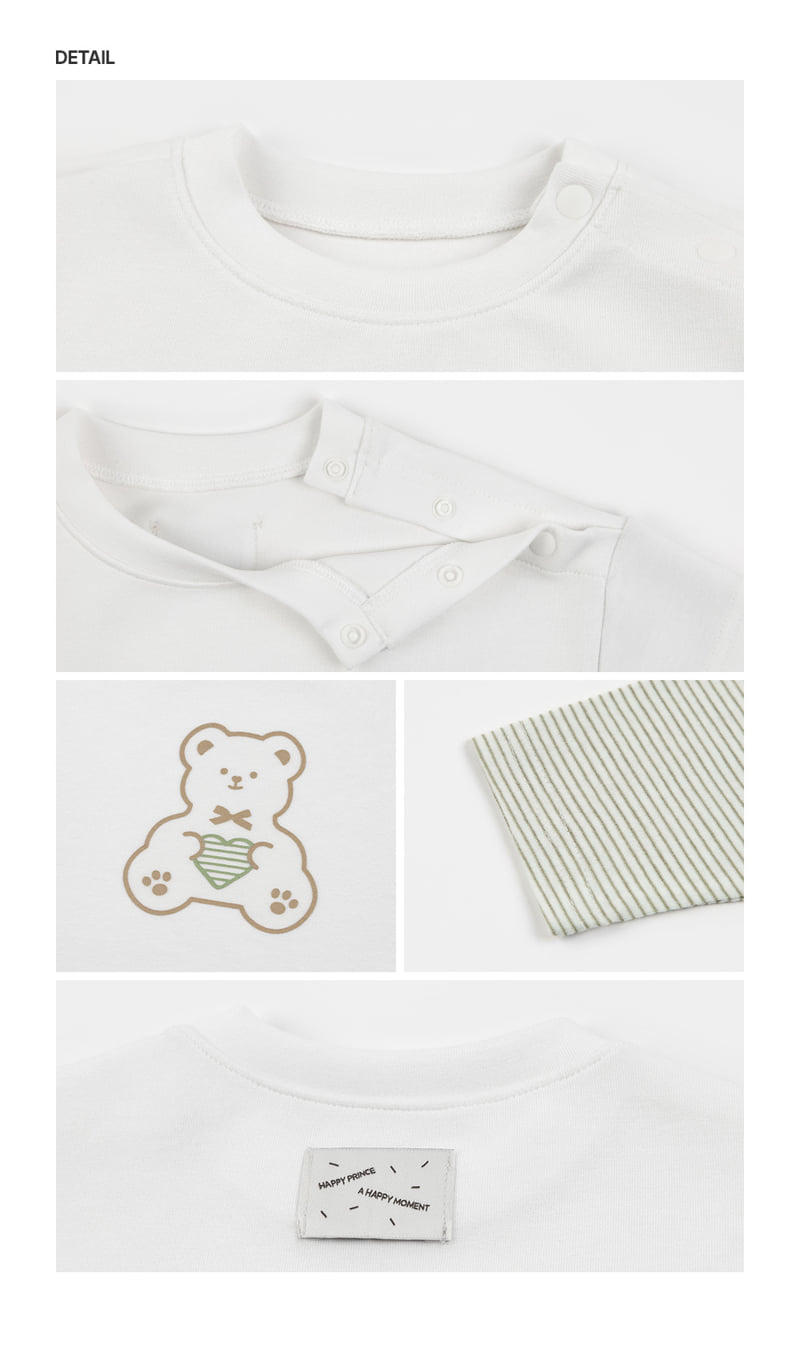 Kids Clara - Korean Baby Fashion - #smilingbaby - Popo Bear Baby Tee - 6