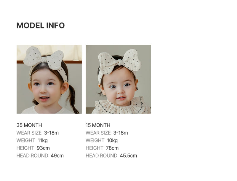 Kids Clara - Korean Baby Fashion - #smilingbaby - Mayu Baby Hairband (set of 5) - 8