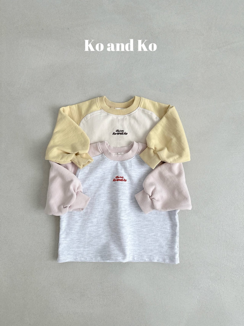 Ko And Ko - Korean Baby Fashion - #babyboutique - Raglan Sweatshirt