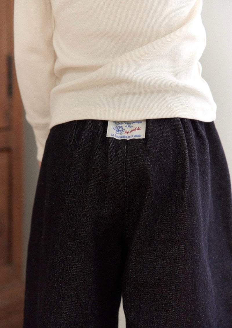 Ko And Ko - Korean Baby Fashion - #babyboutique - Denim Wide Pants - 10