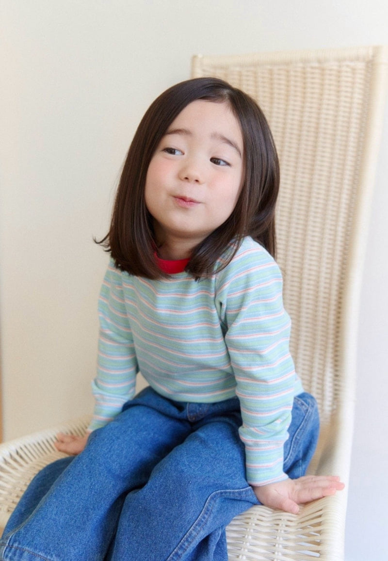 Ko And Ko - Korean Baby Fashion - #babyboutique - Apple Ribbed Tee - 9