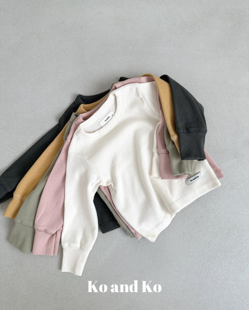 Ko And Ko - Korean Baby Fashion - #babyboutique - Comfy Ribbed Tee - 5