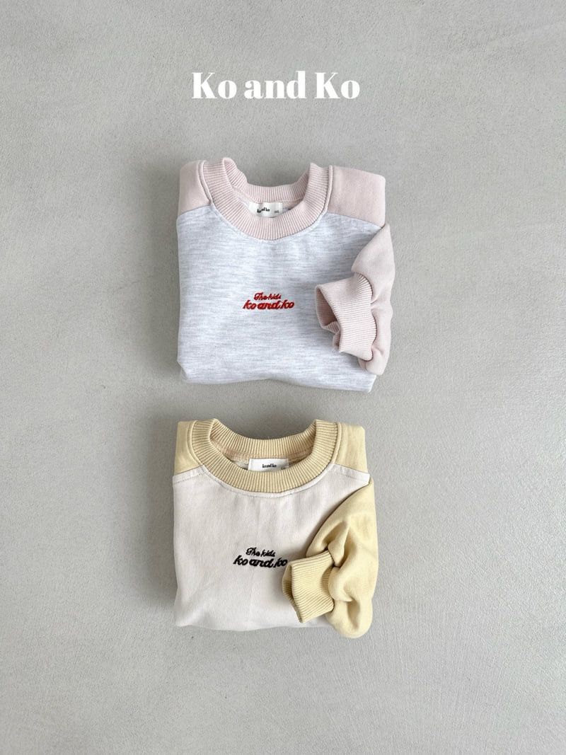 Ko And Ko - Korean Baby Fashion - #babyboutiqueclothing - Raglan Sweatshirt - 2
