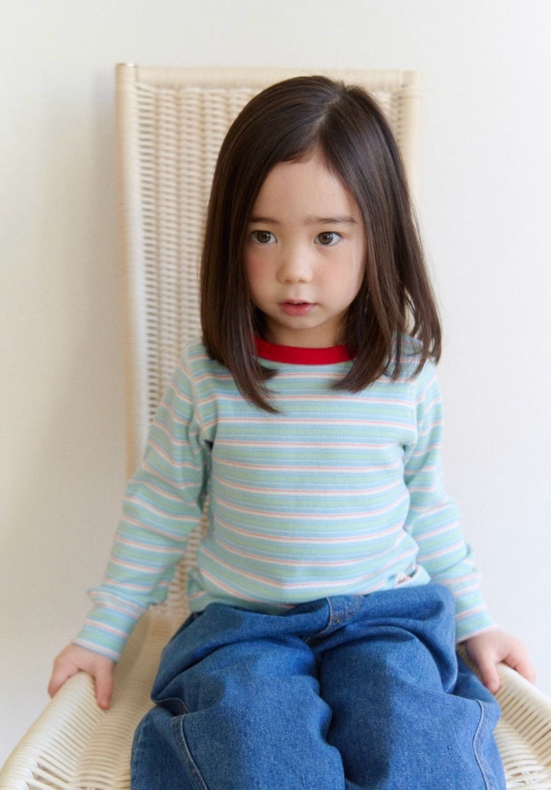 Ko And Ko - Korean Baby Fashion - #babyboutiqueclothing - Apple Ribbed Tee - 11