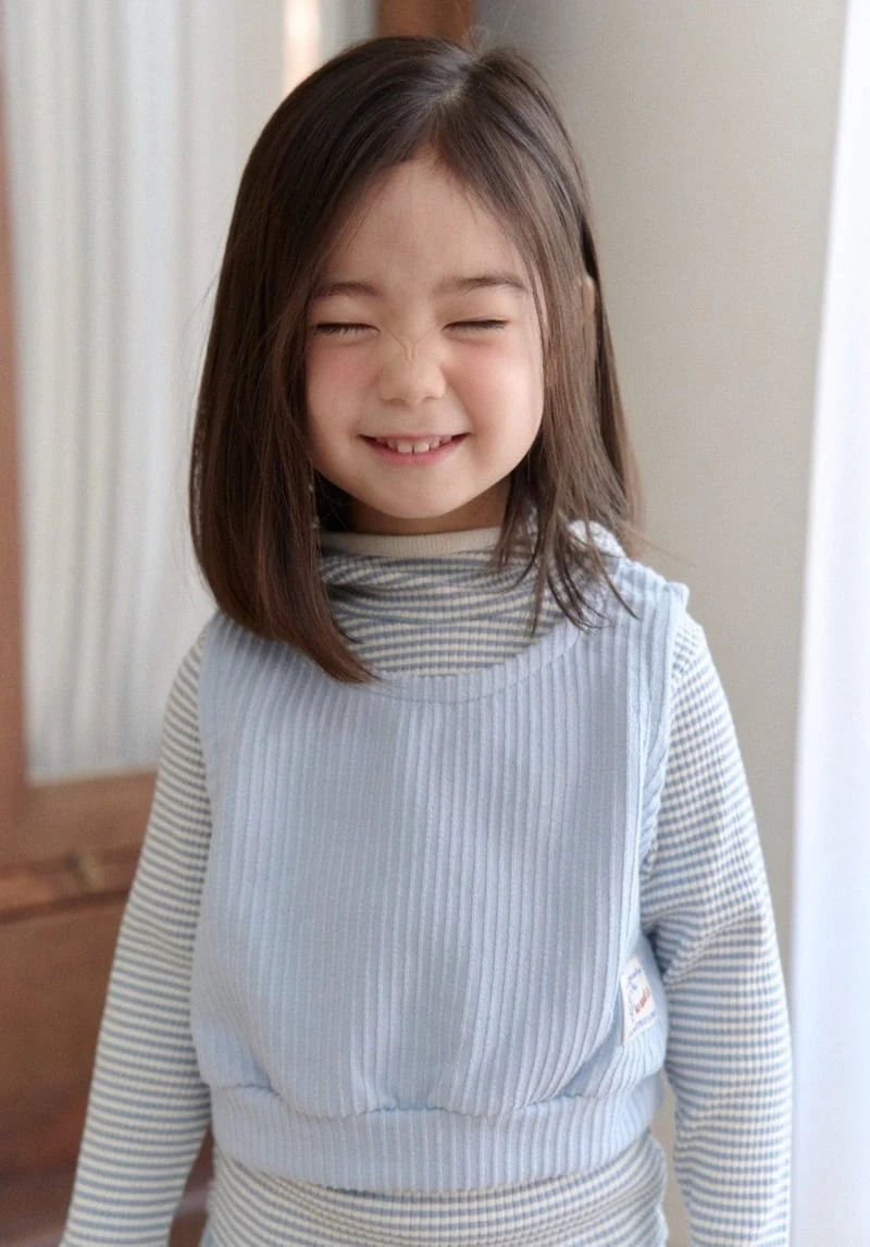 Ko And Ko - Korean Baby Fashion - #babyboutiqueclothing - Ribbed Stripe Hoodie - 4