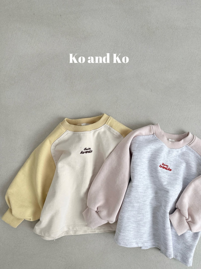 Ko And Ko - Korean Baby Fashion - #babyclothing - Raglan Sweatshirt - 3