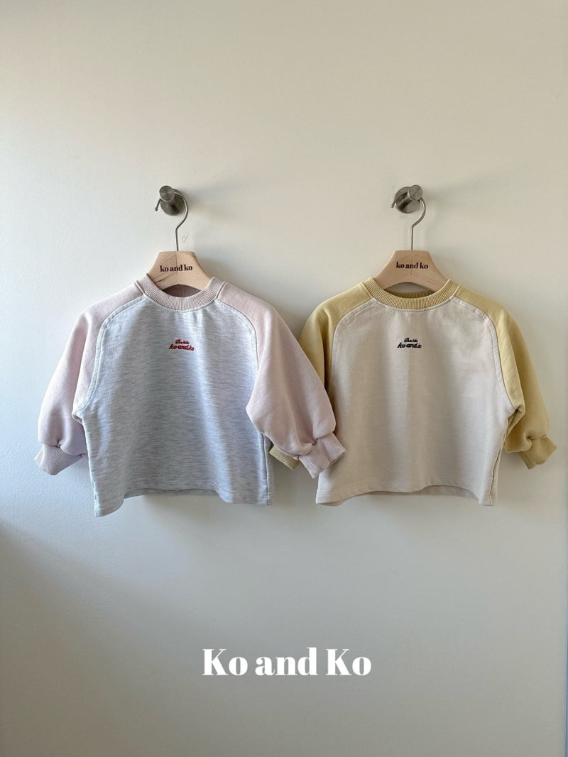 Ko And Ko - Korean Baby Fashion - #babyclothing - Raglan Sweatshirt - 4