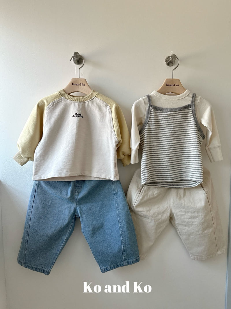 Ko And Ko - Korean Baby Fashion - #babyfashion - Stripe Sleeveless Top - 3