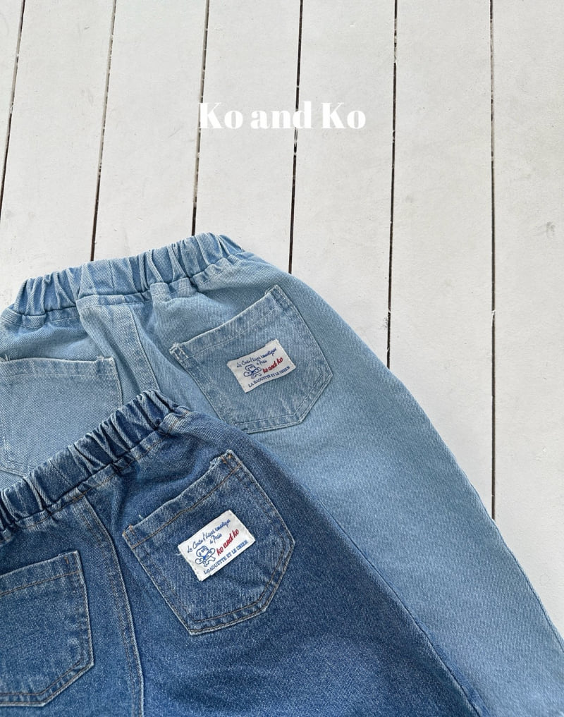 Ko And Ko - Korean Baby Fashion - #babyfever - Curved Jeans - 3