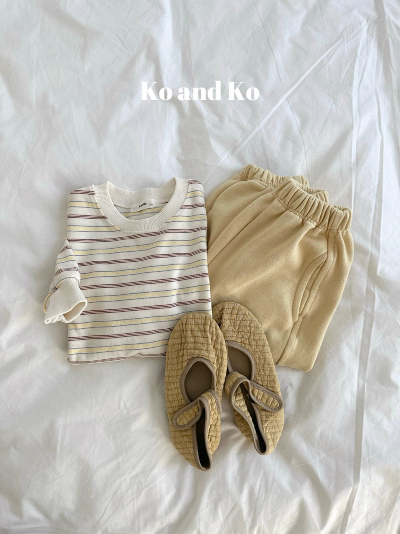 Ko And Ko - Korean Baby Fashion - #babyfever - Double Stripe Tee - 4