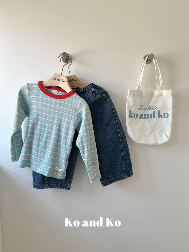 Ko And Ko - Korean Baby Fashion - #babyfever - Curved Jeans - 4
