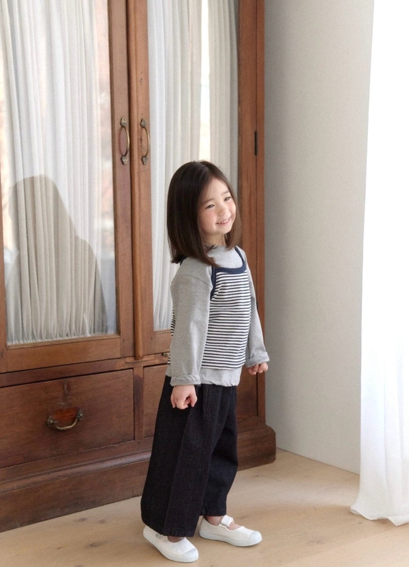 Ko And Ko - Korean Baby Fashion - #babylifestyle - Stripe Sleeveless Top - 6