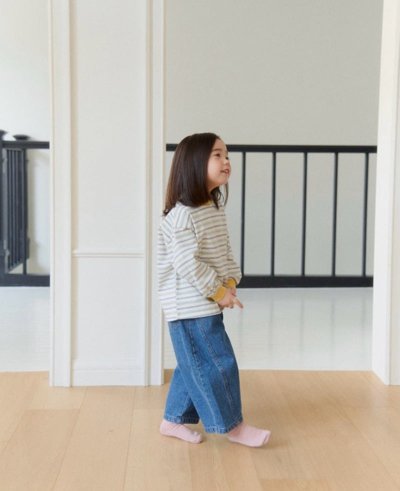 Ko And Ko - Korean Baby Fashion - #babyoninstagram - Double Stripe Tee - 6