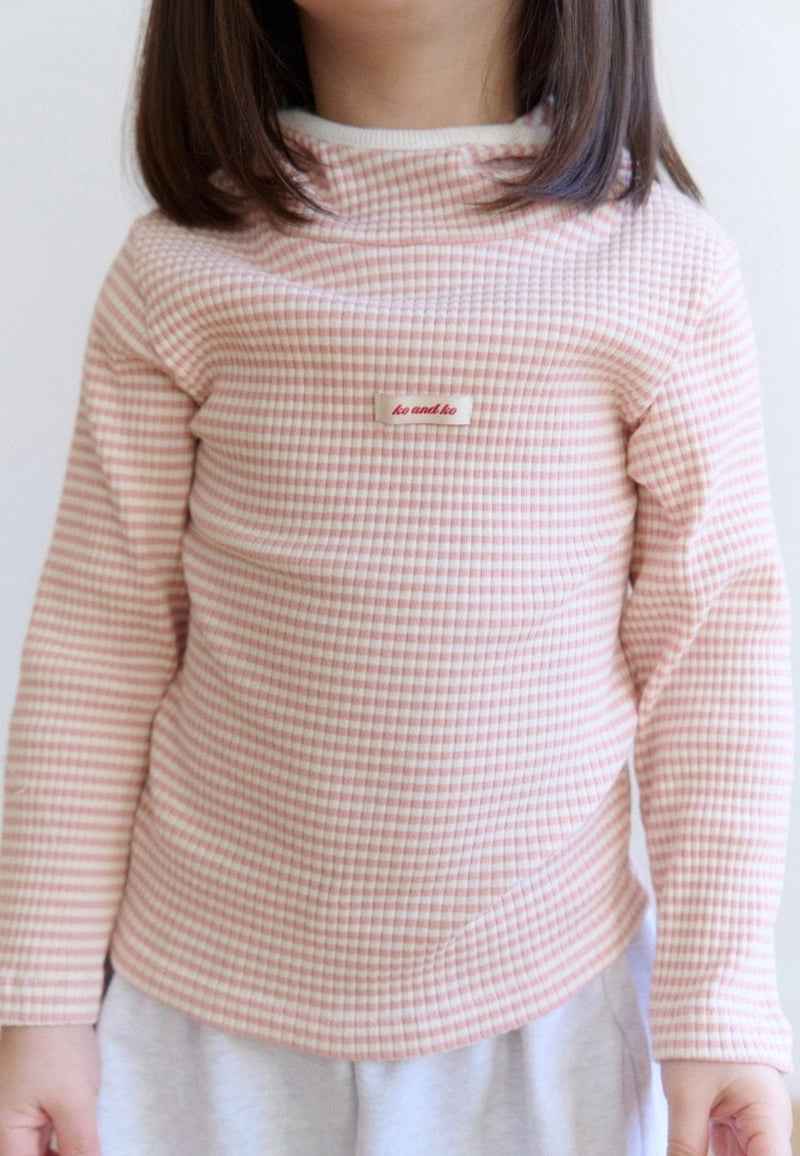 Ko And Ko - Korean Baby Fashion - #babyootd - Ribbed Stripe Hoodie - 10