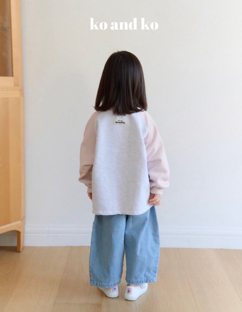 Ko And Ko - Korean Baby Fashion - #babyootd - Raglan Sweatshirt - 9