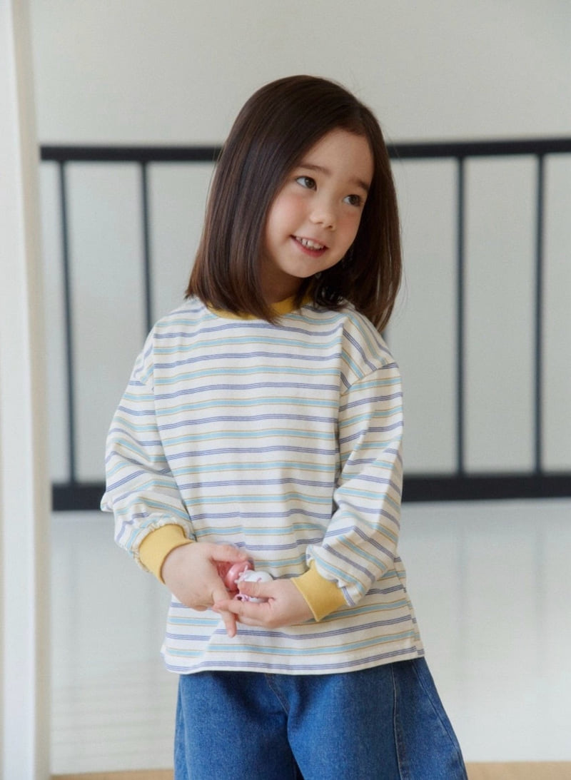 Ko And Ko - Korean Baby Fashion - #babyootd - Double Stripe Tee - 7
