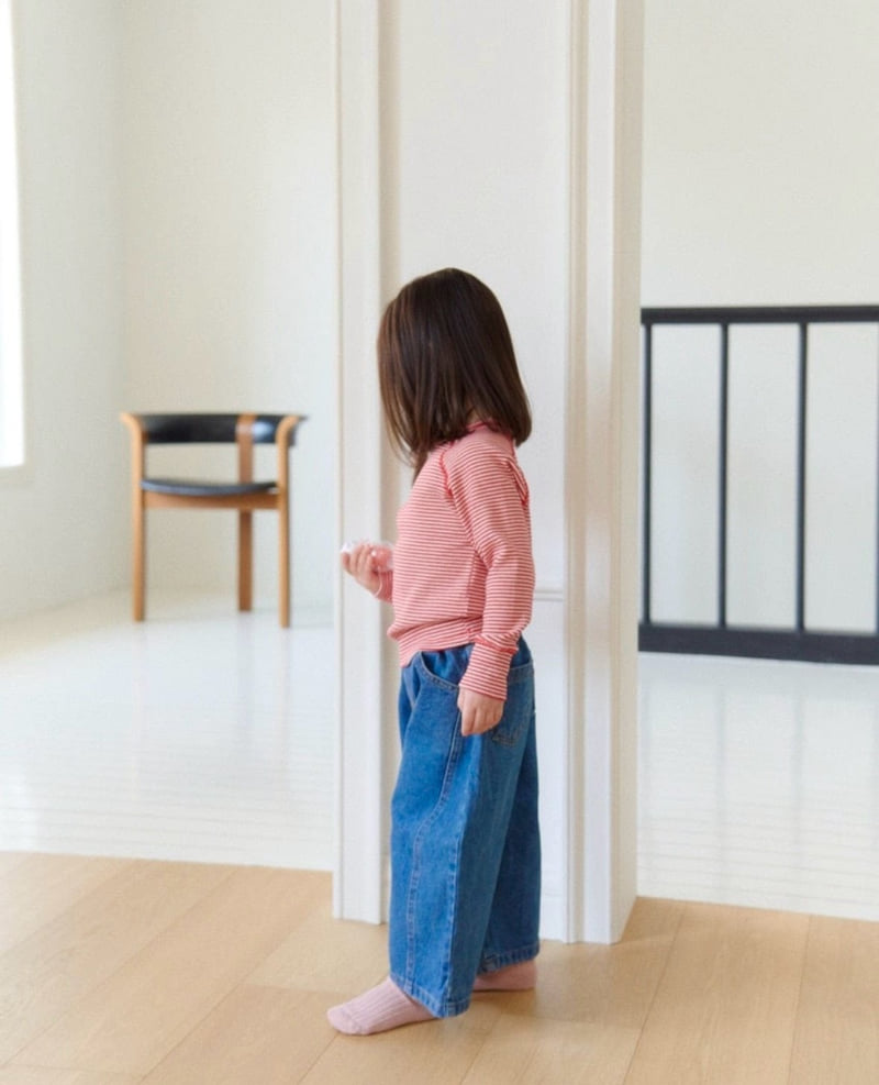 Ko And Ko - Korean Baby Fashion - #babyootd - Curved Jeans - 7