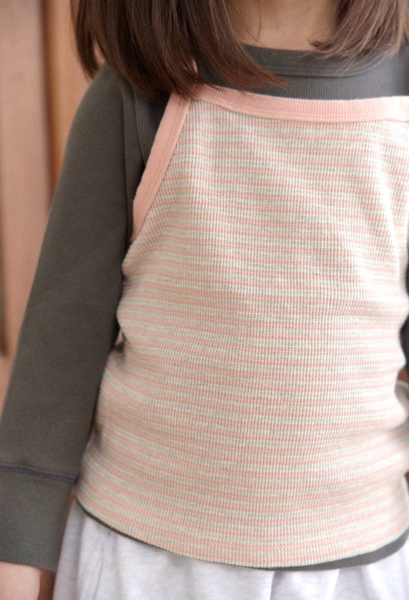 Ko And Ko - Korean Baby Fashion - #babyoutfit - Stripe Sleeveless Top - 10