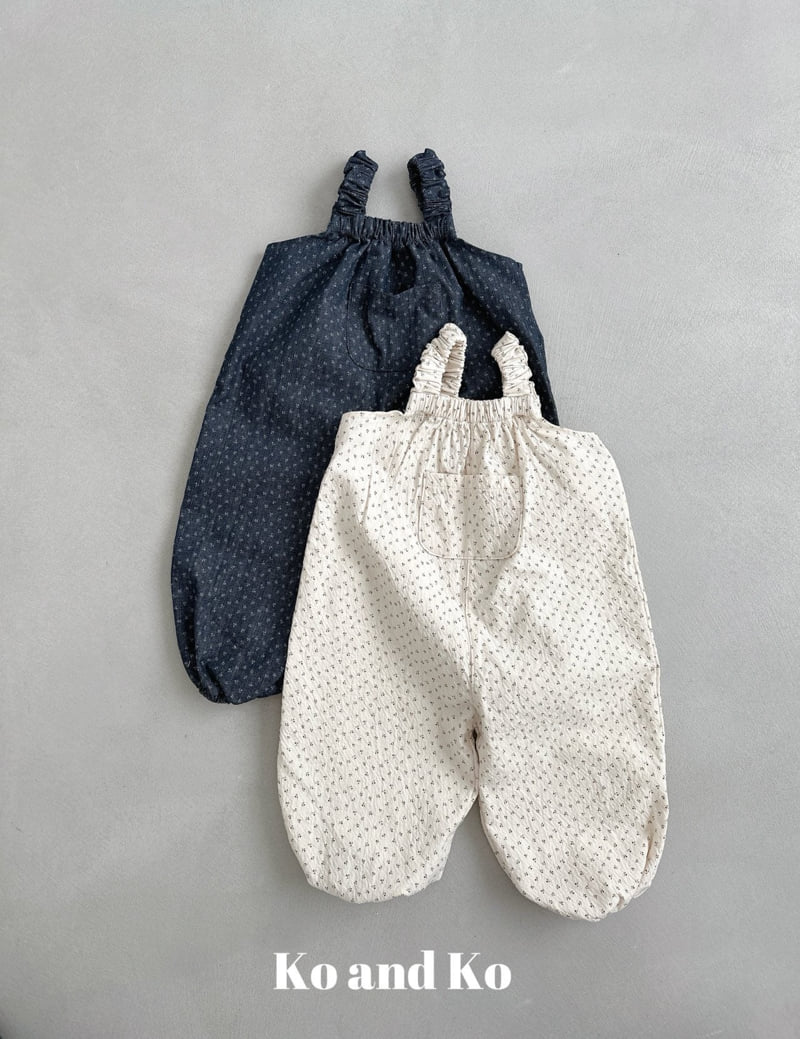 Ko And Ko - Korean Baby Fashion - #babyoutfit - Bagel Overalls - 2