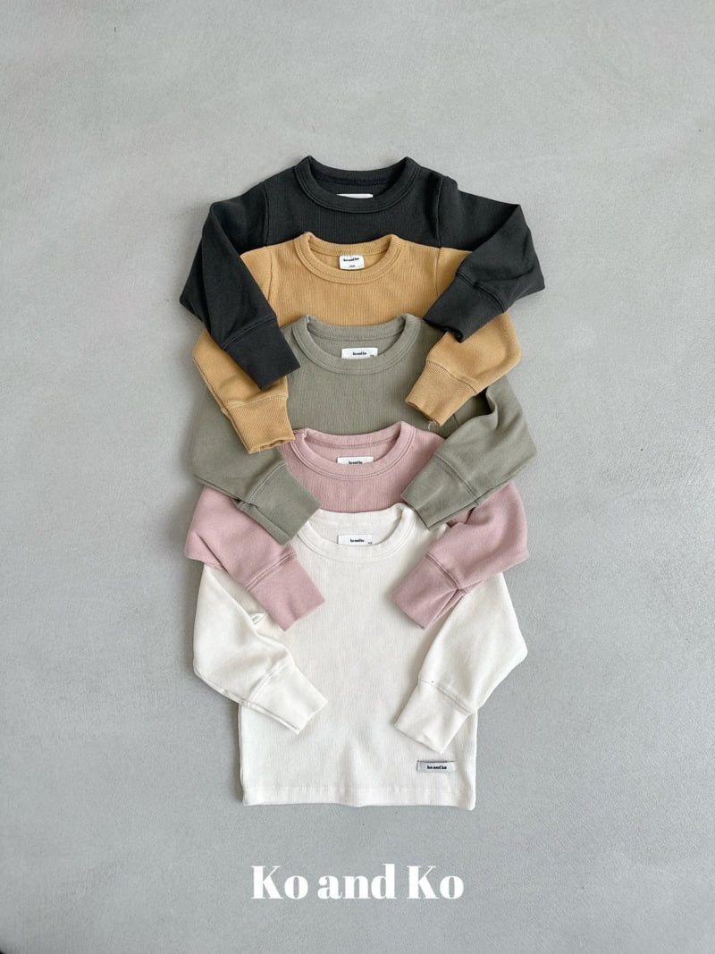 Ko And Ko - Korean Baby Fashion - #babyoutfit - Comfy Ribbed Tee