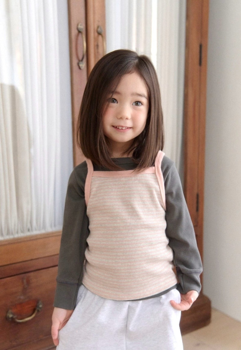 Ko And Ko - Korean Baby Fashion - #babywear - Stripe Sleeveless Top - 11