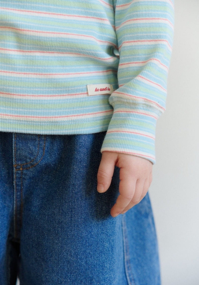 Ko And Ko - Korean Baby Fashion - #babywear - Apple Ribbed Tee - 6
