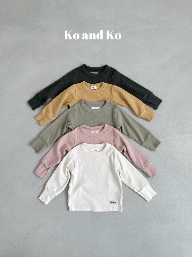 Ko And Ko - Korean Baby Fashion - #babywear - Comfy Ribbed Tee - 2