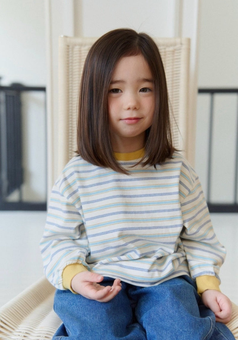 Ko And Ko - Korean Baby Fashion - #onlinebabyboutique - Double Stripe Tee - 11