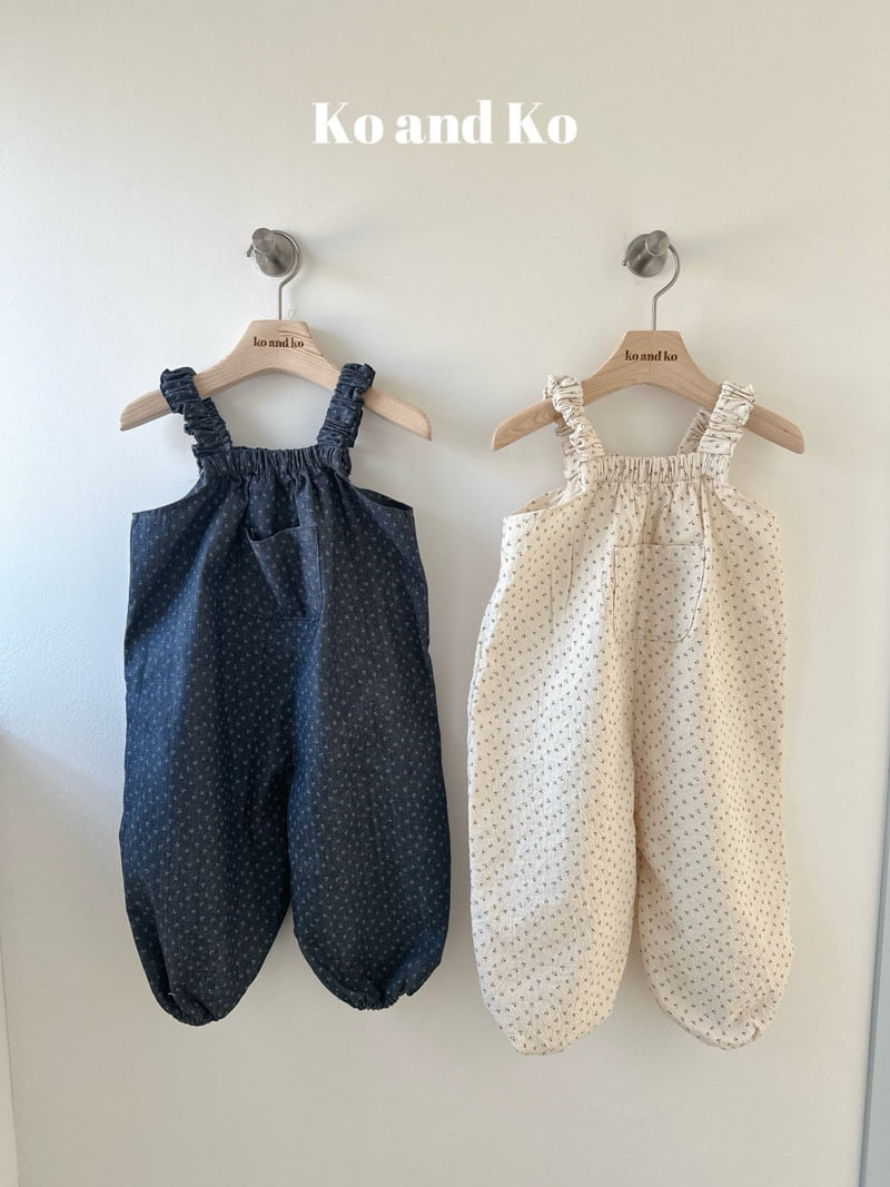 Ko And Ko - Korean Baby Fashion - #onlinebabyshop - Bagel Overalls - 5