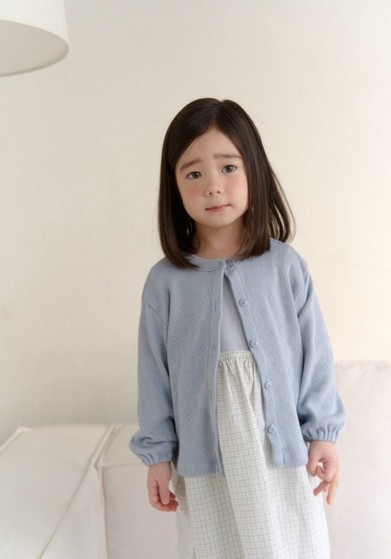 Ko And Ko - Korean Baby Fashion - #onlinebabyshop - Eyelet Cardigan - 9