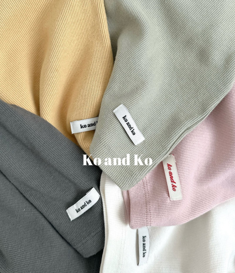 Ko And Ko - Korean Baby Fashion - #onlinebabyboutique - Comfy Ribbed Tee - 4
