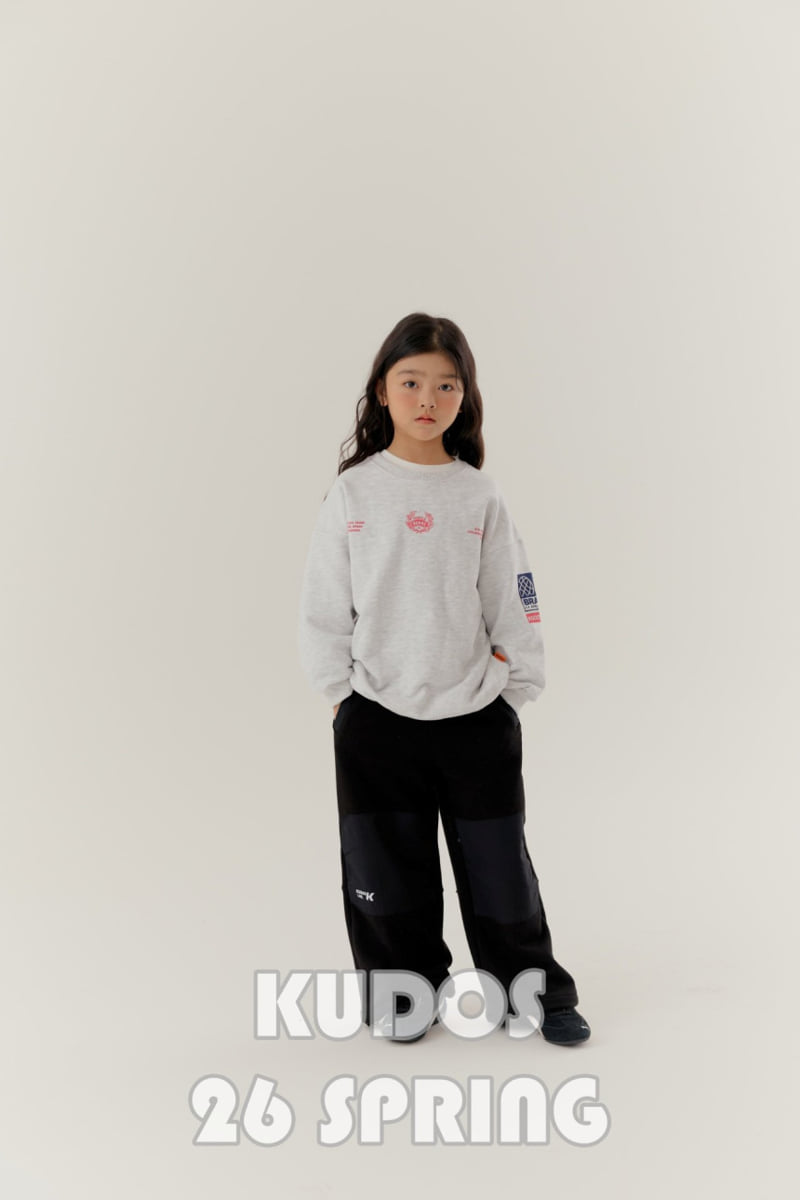 Kudos - Korean Children Fashion - #childofig - String Sweatshirt - 6