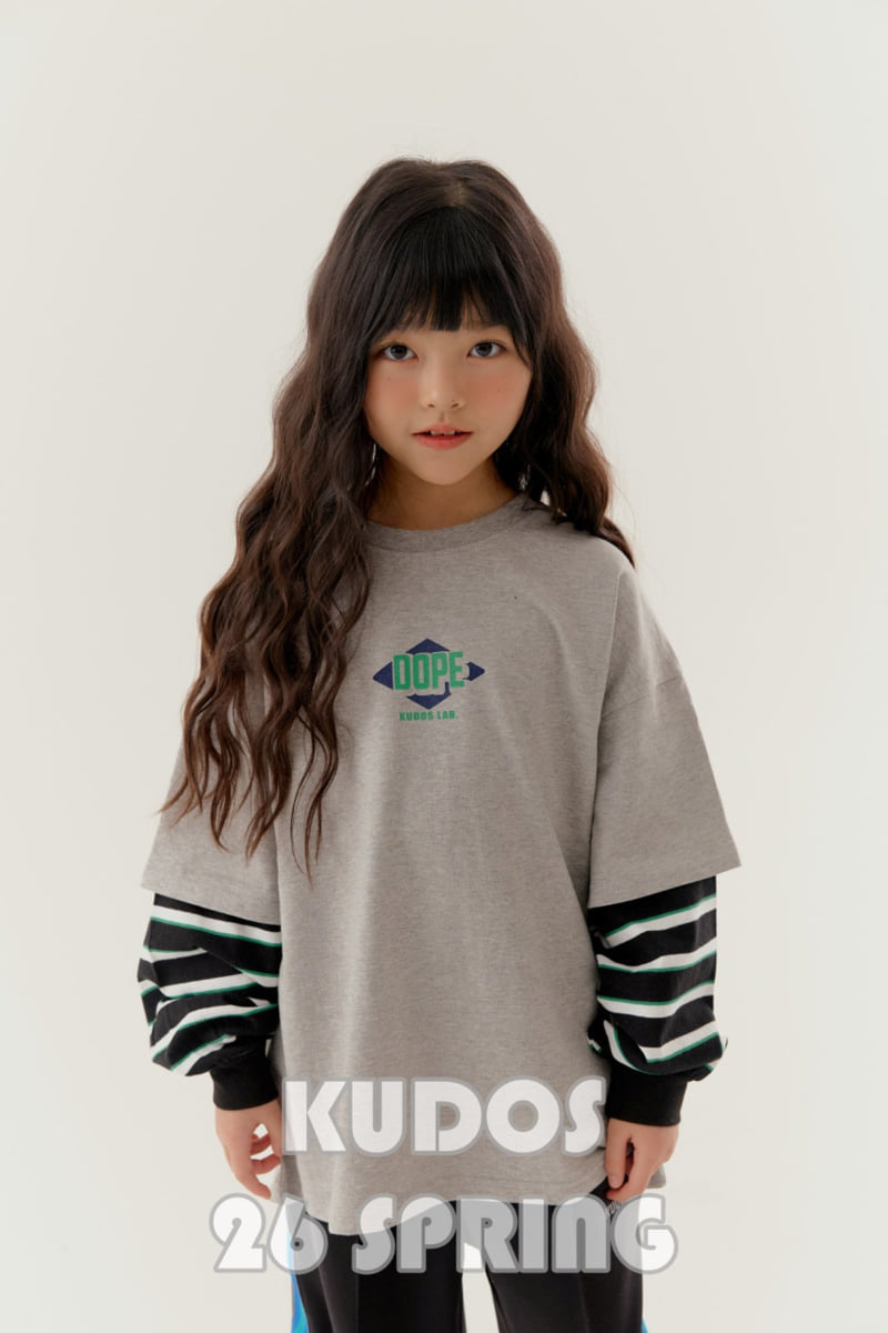 Kudos - Korean Children Fashion - #prettylittlegirls - Dope Layered Long Sleeve Tee - 4