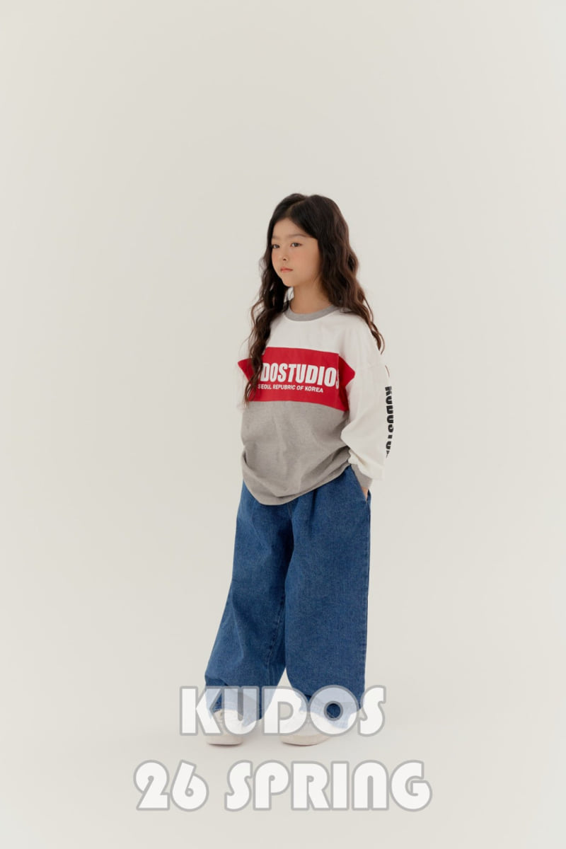 Kudos - Korean Children Fashion - #kidsshorts - V2 Balloon Fit Jeans - 4